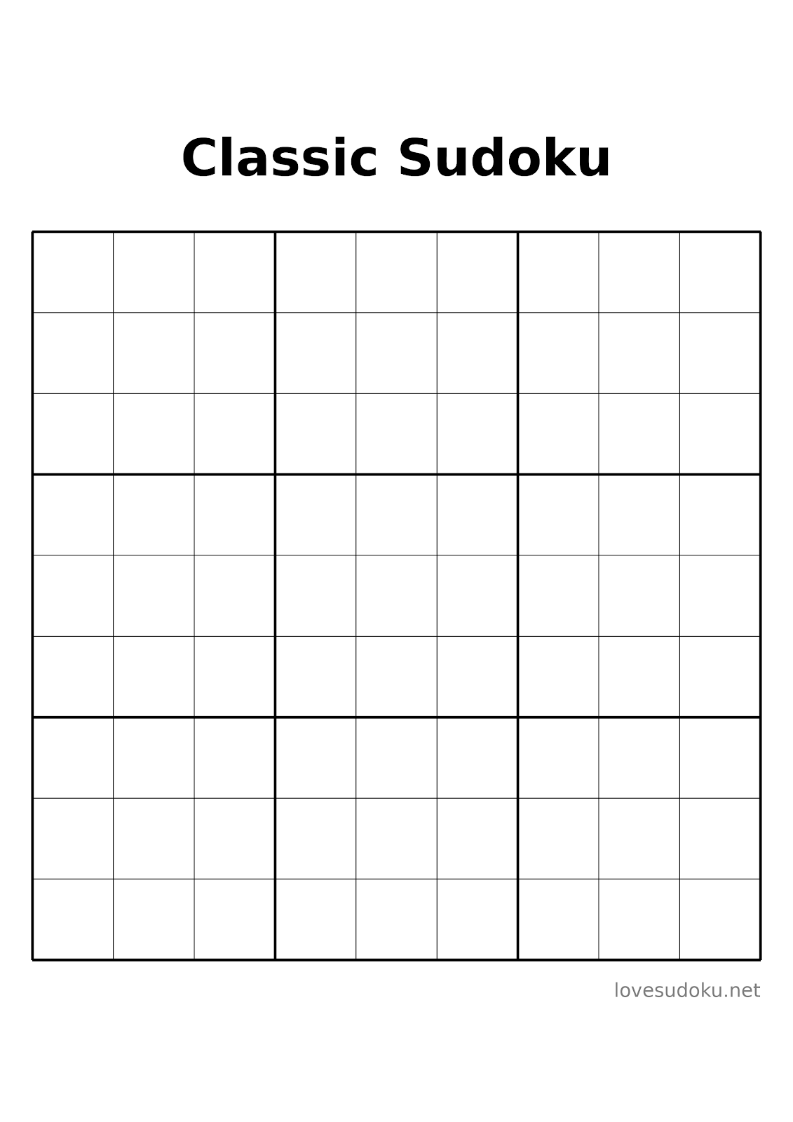 sudoku online print